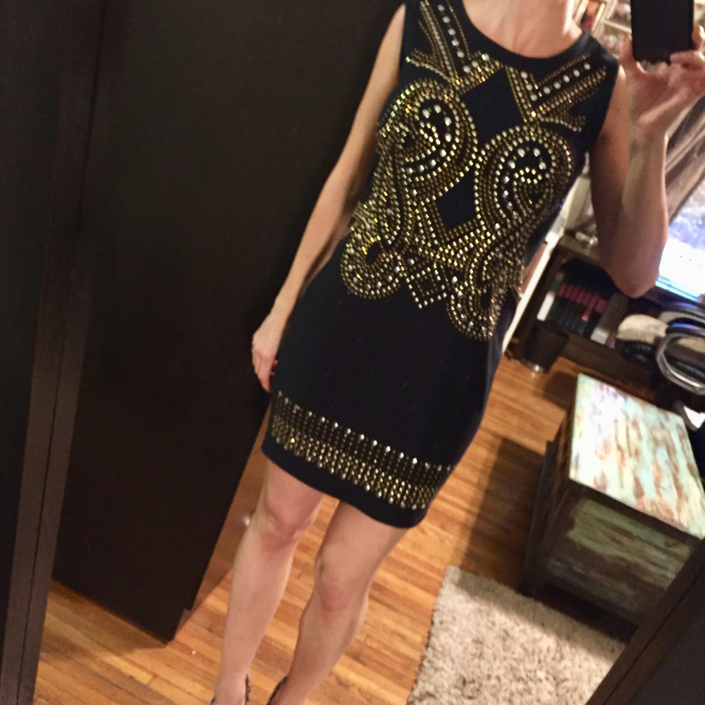 Sexy studded dress. M. Gorgeous!